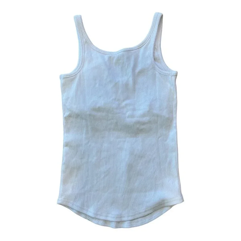 J crew Vintage rib shelf-bra tank top, NWOT